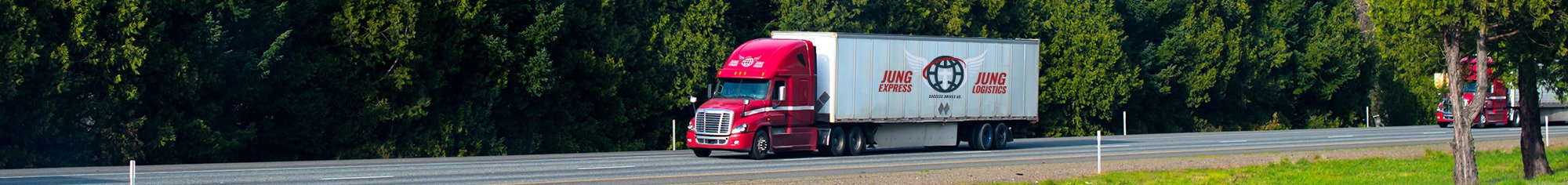 Jung Express trucks hauling expedited freight